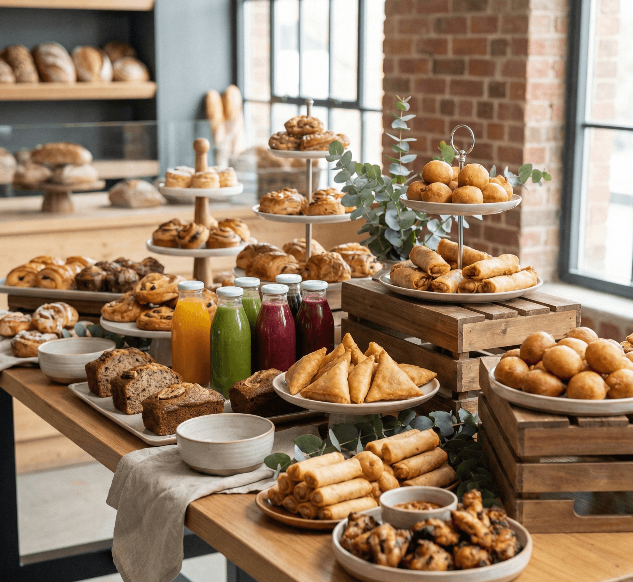 Fresh seasonal bowl with vegetables